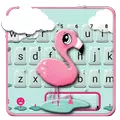 Cartoon Pink Flamingo