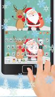 Tema Keyboard Cartoon Christma screenshot 1