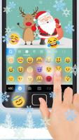 Tema Keyboard Cartoon Christma screenshot 2