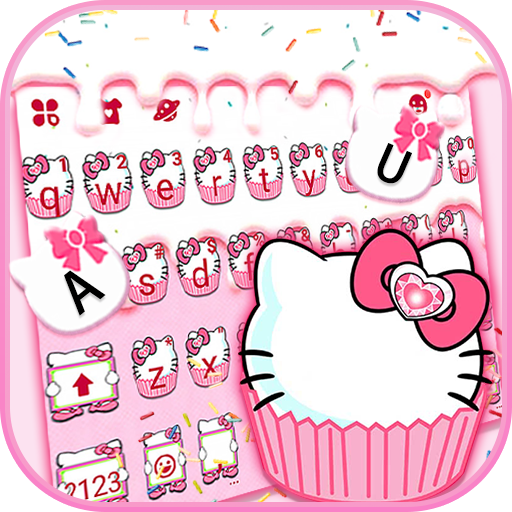 Cat Cupcake Tema de teclado