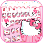 最新版、クールな Cat Cupcake のテーマキーボード アイコン