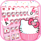 Thème de clavier Cat Cupcake icône