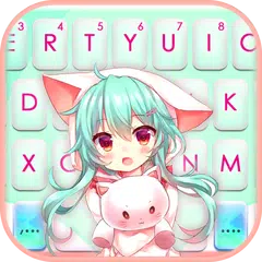 Descargar APK de Cat Girl Tema de teclado