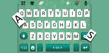 クールな Chatting SNS のテーマキーボード