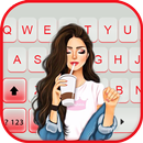 Charming Girl Tastaturhintergr APK