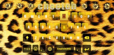 クールな Cheetah のテーマキーボード