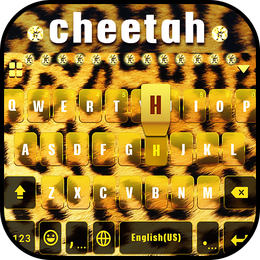 クールな Cheetah のテーマキーボード