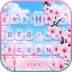 Cherry Sakura Keyboard Theme APK download