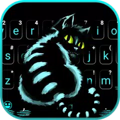 Cheshire Night Cat Keyboard Th APK download