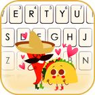 Chili Taco Mexic Klavye Arkaplanı simgesi