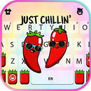 Fond de clavier Chilling Chili APK