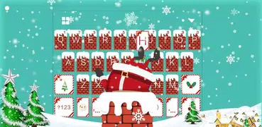 Chimney On Christmas Tastatur-