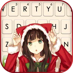 Christmas Cat Girl Keyboard Ba APK download