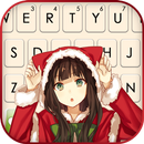 خلفية الكيبورد Christmas Cat G APK
