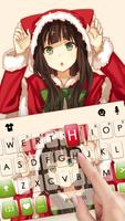 Fundo do Teclado Christmas Cat imagem de tela 1