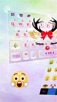 Tema Keyboard Christmas Reinde imagem de tela 1