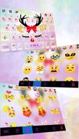 Tema Keyboard Christmas Reinde imagem de tela 3