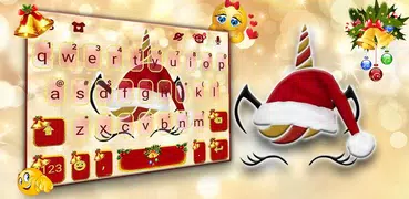 Christmas Unicorn Tastatur-The