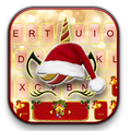Christmas Unicorn Keyboard Theme