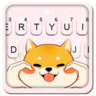 Tema Keyboard Chubby Puppy Ton ícone