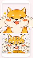 Tema Keyboard Chubby Puppy Ton Cartaz