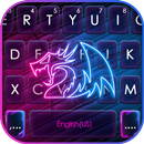 Фон клавиатуры Cool Neon Drago APK