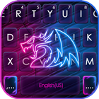 Fond de clavier Cool Neon Drag icône