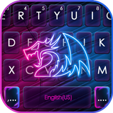 Фон клавиатуры Cool Neon Drago иконка