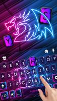 Fond de clavier Cool Neon Drag capture d'écran 1