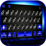 ikon Tema Keyboard Cool Black Plus
