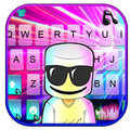 Cool Blast DJ Music Keyboard Background
