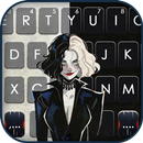 Cool Devil Girl Keyboard Backg APK