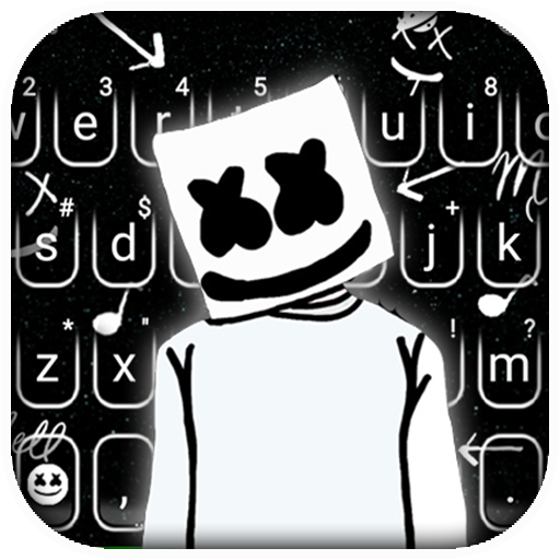 Cool Dj Doodle Keyboard Theme