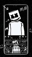 Tema Keyboard Cool Dj Doodle poster