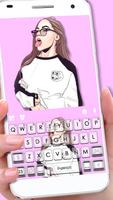 Thème de clavier Cool Girl Swa Affiche