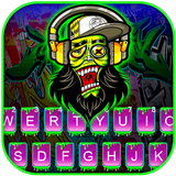 Tema Keyboard Cool Graffiti Wa ícone