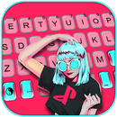 خلفية الكيبورد Cool Hiphop Gir APK