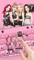 Fundo do Teclado Cool Kpop Gir imagem de tela 1