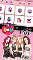 Fundo do Teclado Cool Kpop Gir imagem de tela 2