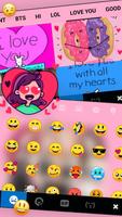 Fundo do Teclado Cool Kpop Gir imagem de tela 3