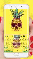 Cool Pineapple Skull poster