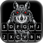 Cool Raccoon Klavye Arkaplanı simgesi