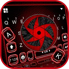 Cool Red Sharingan Tema de tec