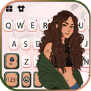 Cool Sexy Girl Klavye Arkaplan APK