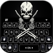 Cool Skull Guns Keyboard Backg