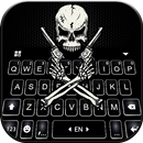 Cool Skull Guns Keyboard Backg APK