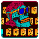 Thème de clavier Cool Skull Gr APK