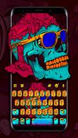 Тема для клавиатуры Cool Skull постер