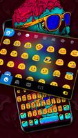 Тема для клавиатуры Cool Skull скриншот 2