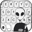 Cool Smoking Alien Keyboard Ba